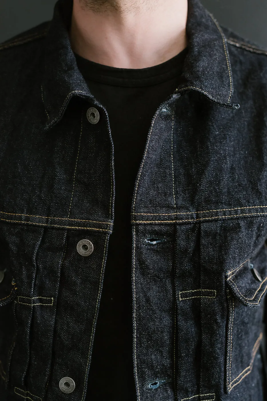02516P - 15oz "Low Tension" Indigo x Beige Selvedge Denim - Type II