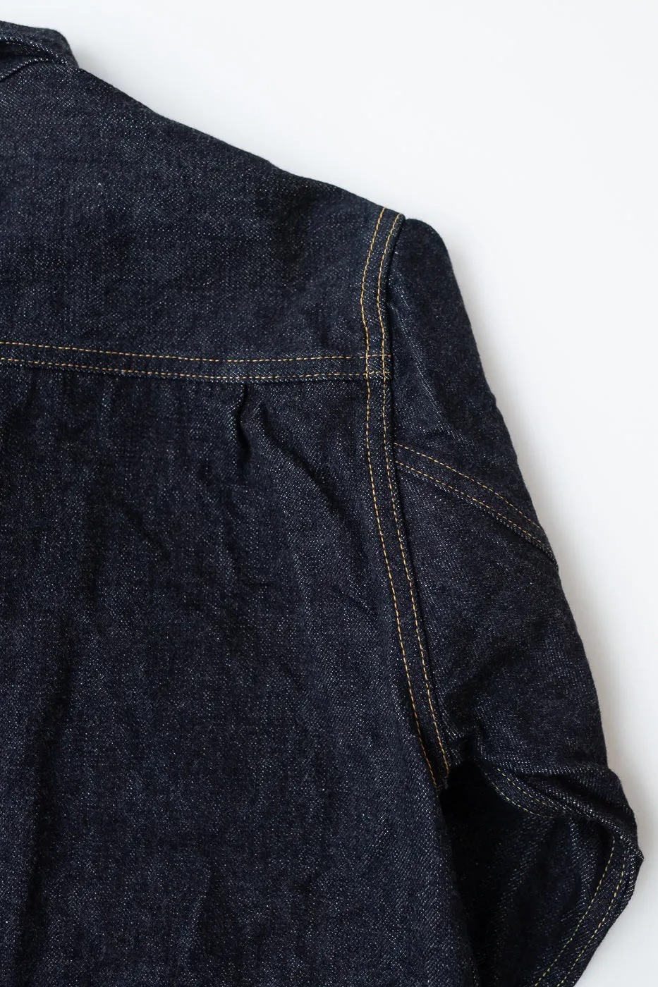 02516P - 15oz "Low Tension" Indigo x Beige Selvedge Denim - Type II