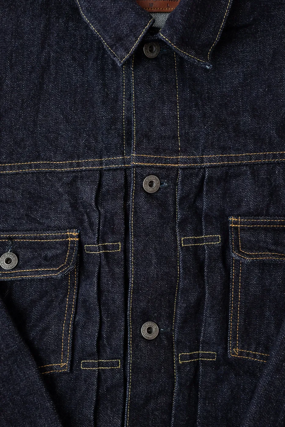 02516P - 15oz "Low Tension" Indigo x Beige Selvedge Denim - Type II