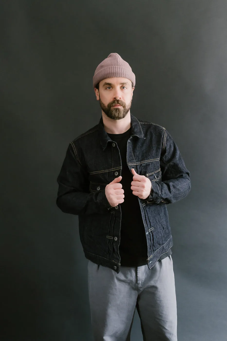 02516P - 15oz "Low Tension" Indigo x Beige Selvedge Denim - Type II