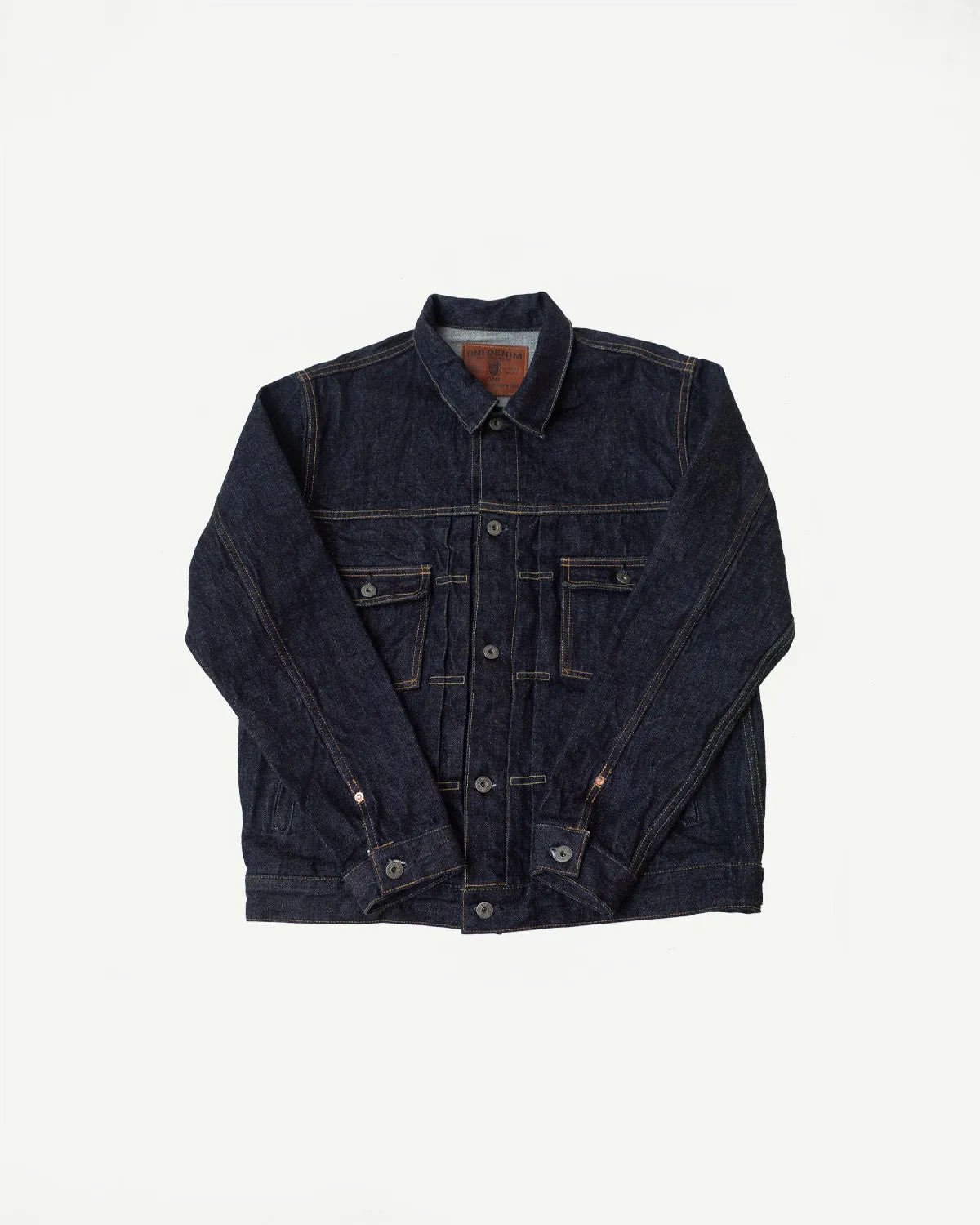 02516P - 15oz "Low Tension" Indigo x Beige Selvedge Denim - Type II
