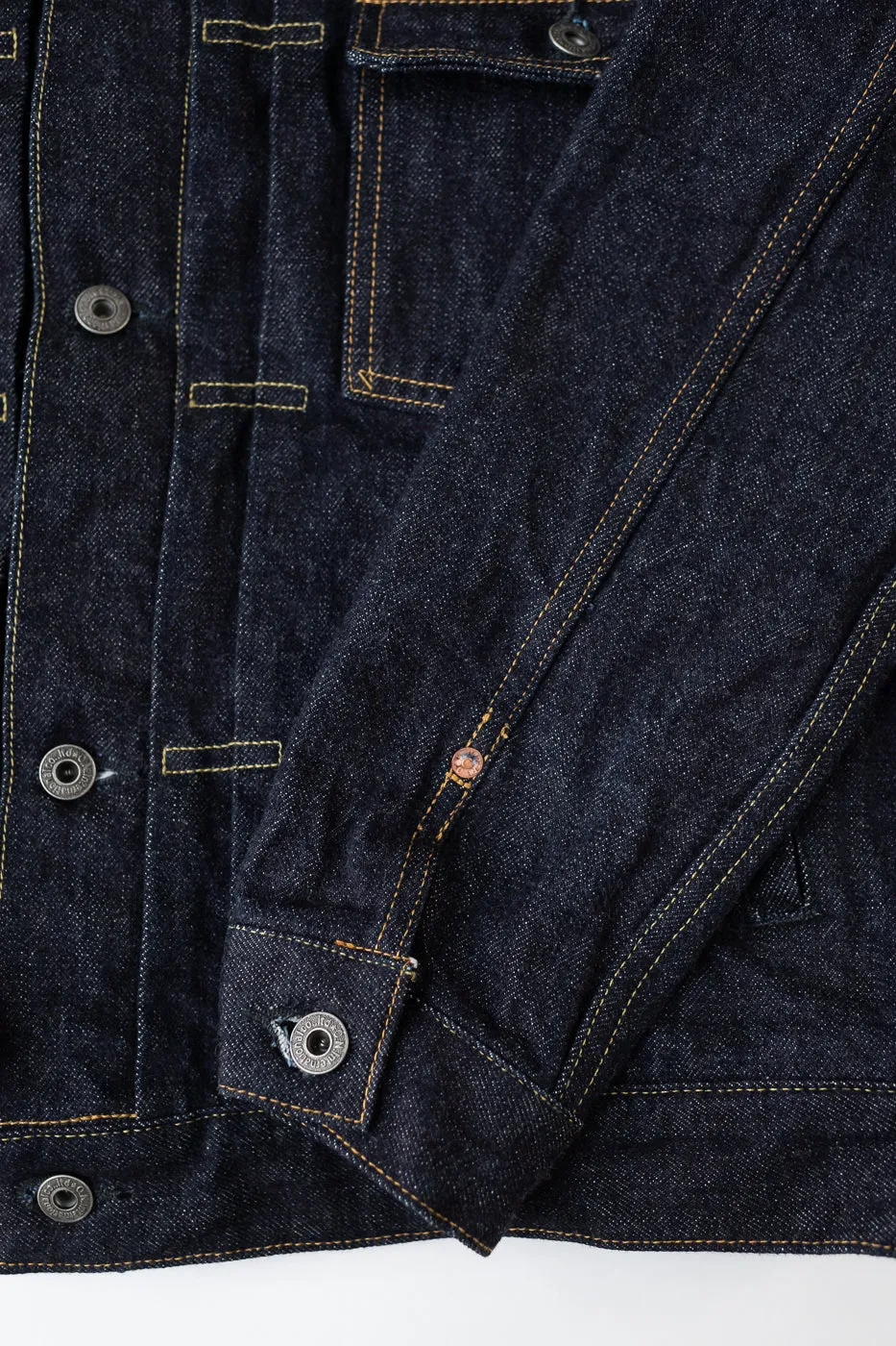02516P - 15oz "Low Tension" Indigo x Beige Selvedge Denim - Type II