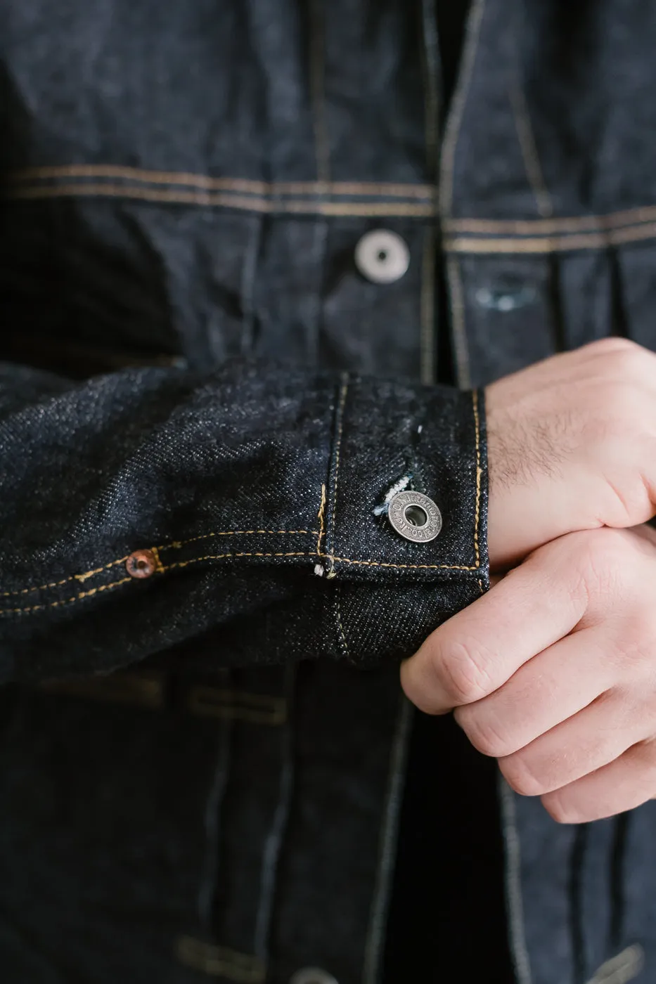 02516P - 15oz "Low Tension" Indigo x Beige Selvedge Denim - Type II