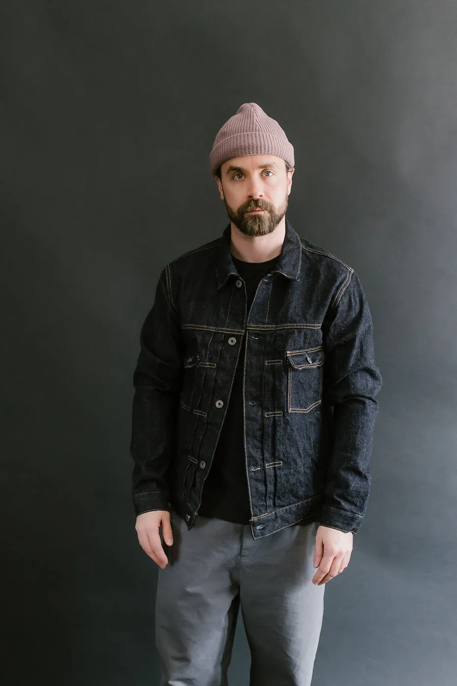 02516P - 15oz "Low Tension" Indigo x Beige Selvedge Denim - Type II