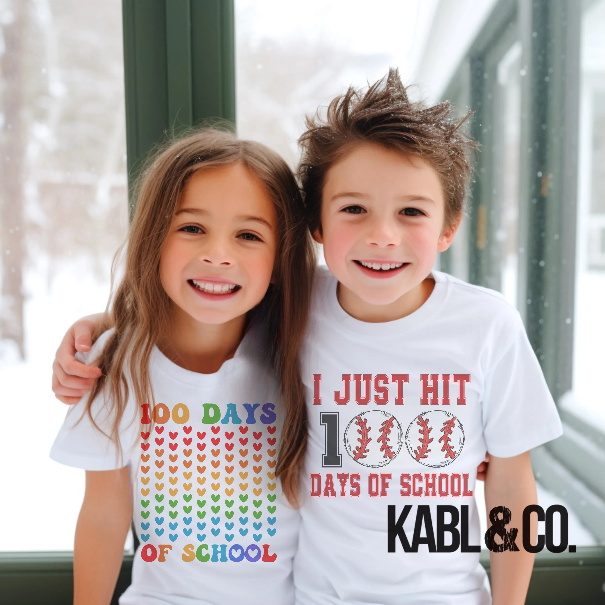 100 Days of School Hearts