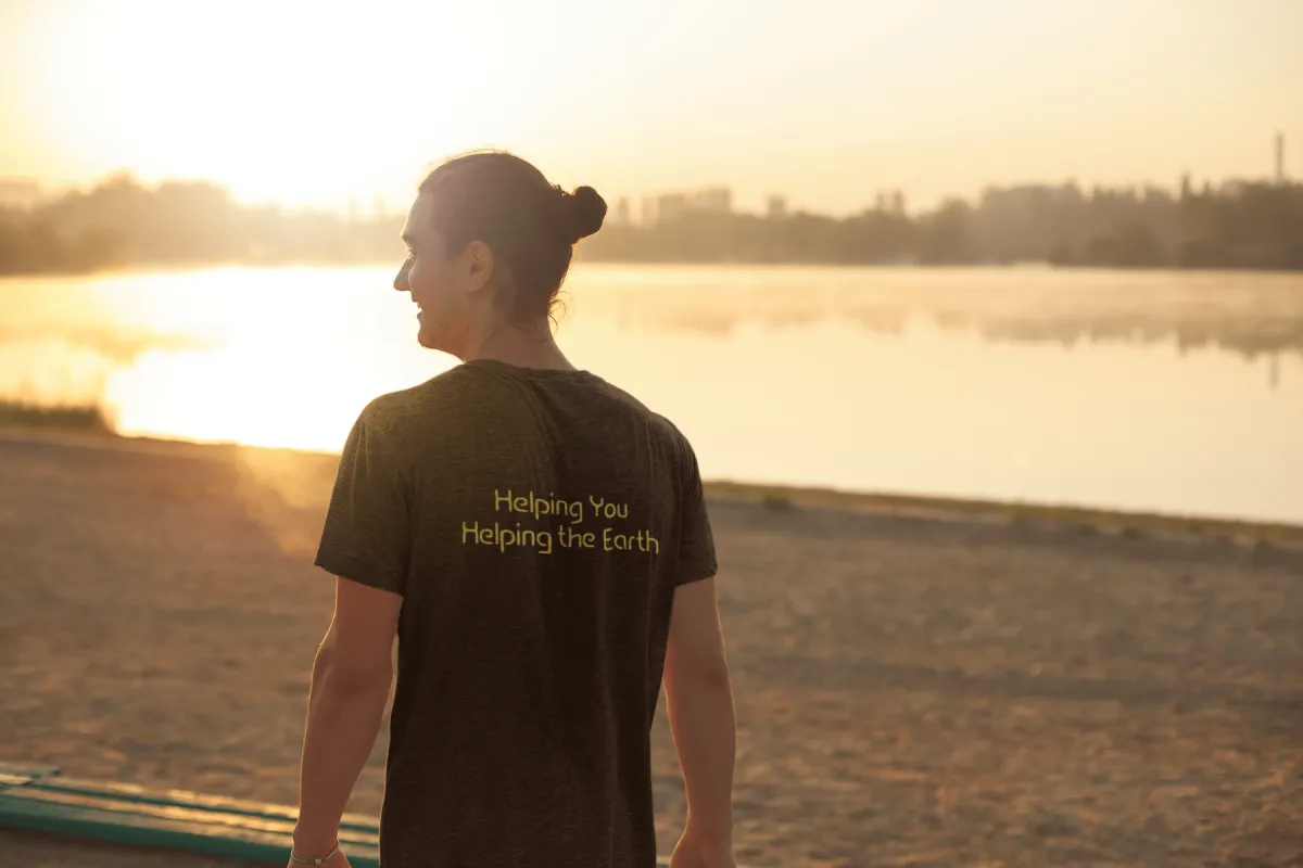 100% Pure Organic Cotton T-Shirt - Powered by Plants
