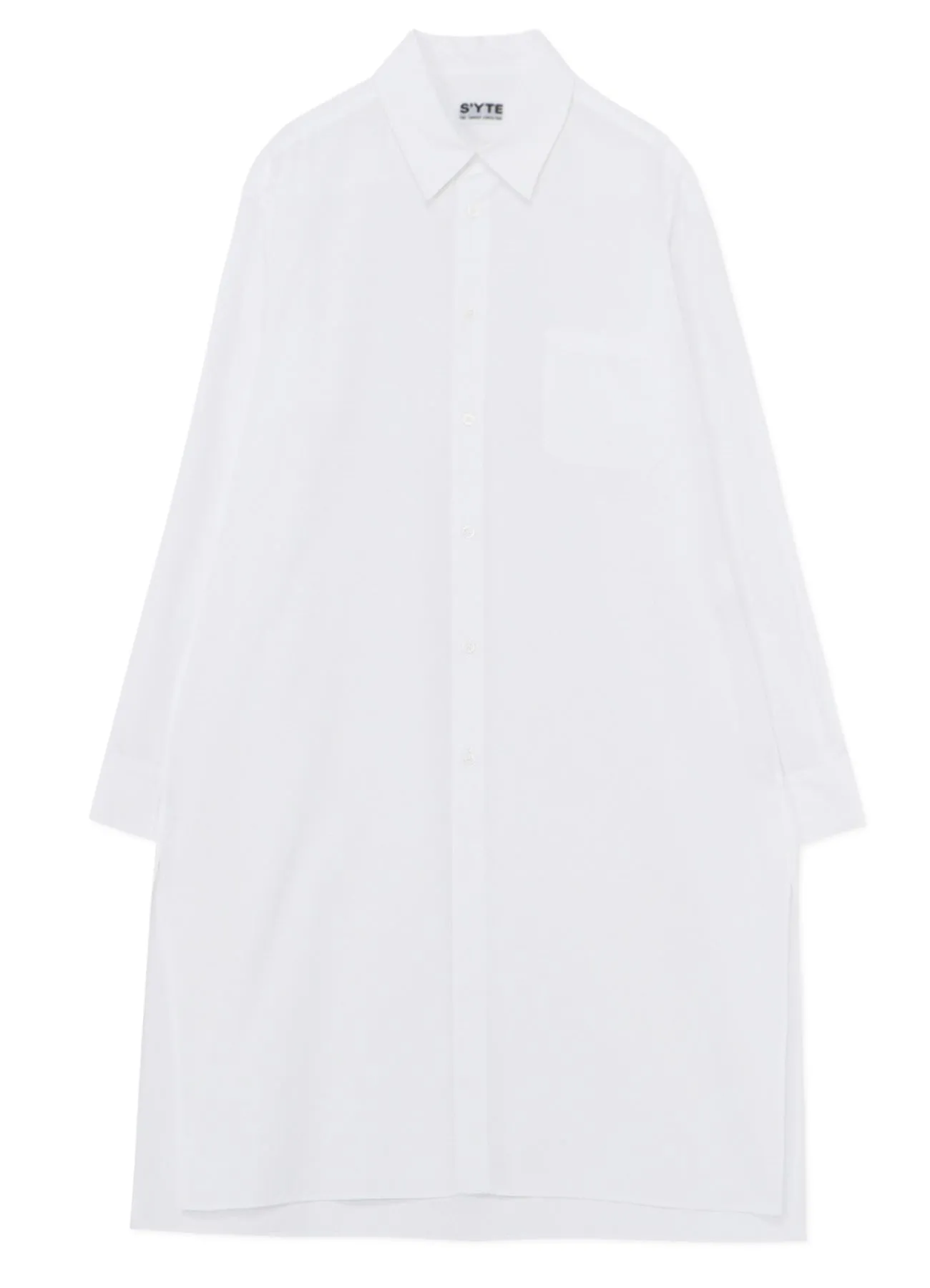 100/2 BROAD REGULAR COLLAR LOOSE FIT LONG SHIRT