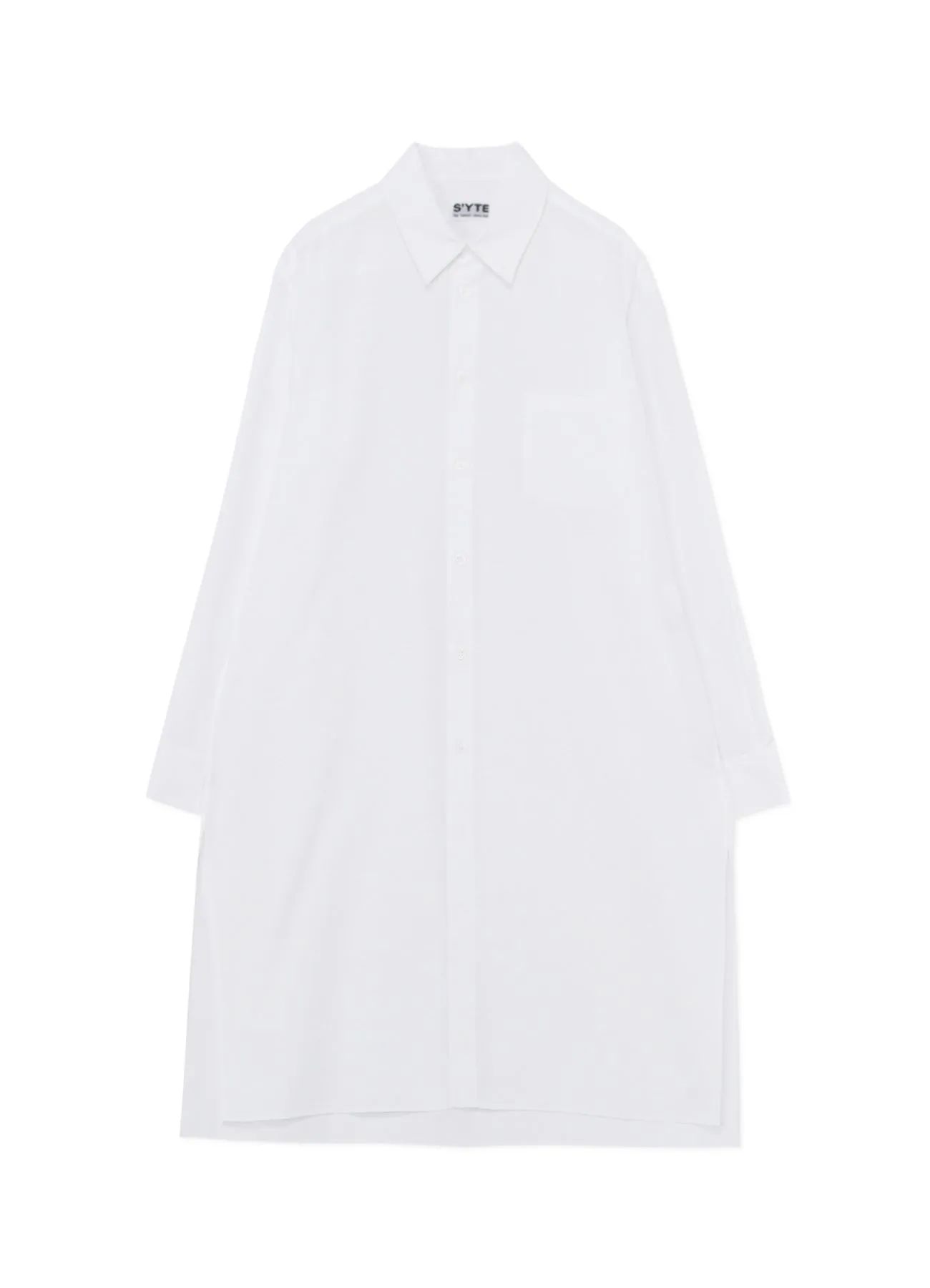 100/2 BROAD REGULAR COLLAR LOOSE FIT LONG SHIRT