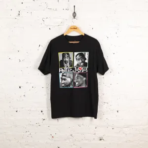 2 Pac Poetic Justice T Shirt - Black - L