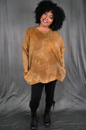 2319HD Writers Pocket Sweatshirt Geranium Gold