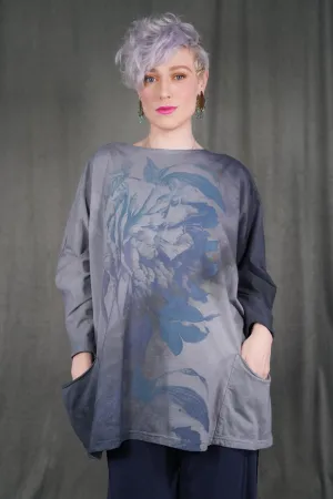 2319HD Writers Pocket Sweatshirt Ghost Bloom
