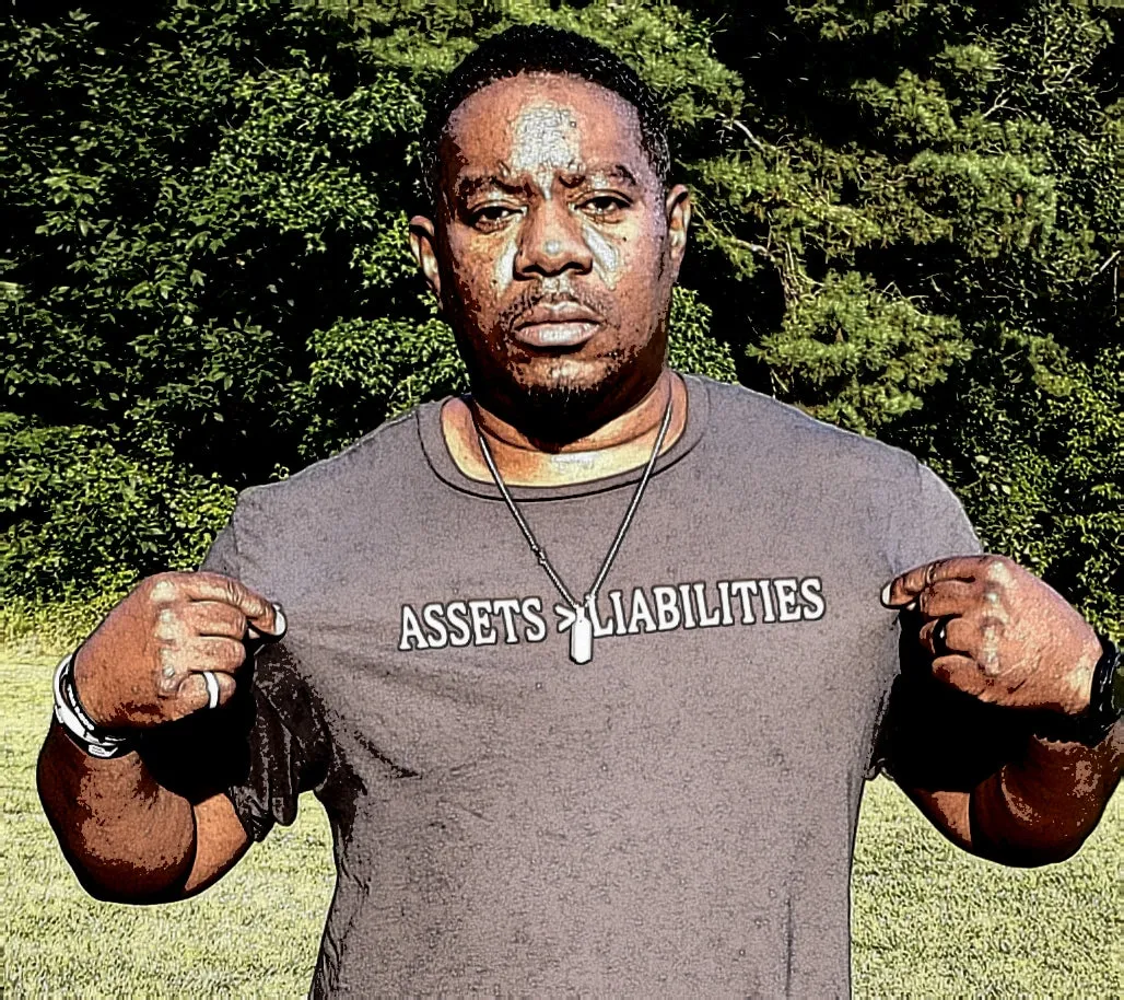 A&B (ASSET > LIABILITIES) T-SHIRT (GRAY)