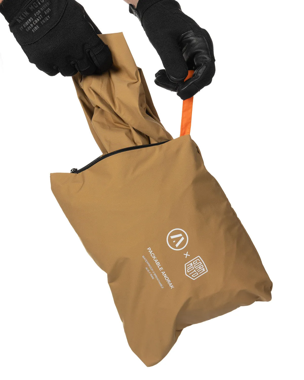 AKIN x GORM MOTO Anorak - Tan