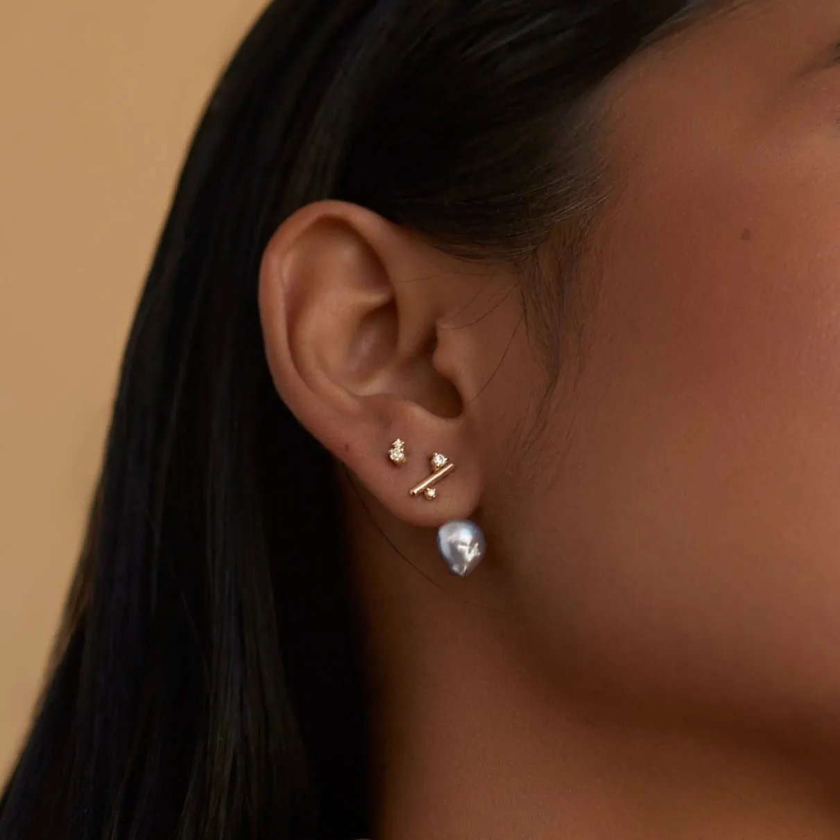 Akoya Andromeda Pearl Ear Jackets