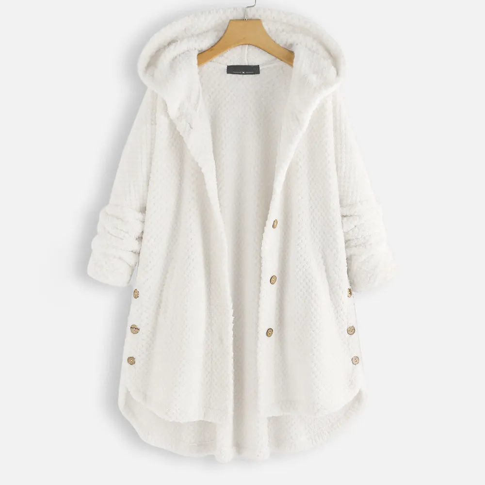ALEXIS | Unisex Winter Reversible Fleece Jacket with Hood