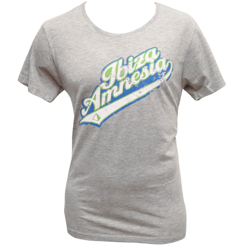 Amnesia Ibiza Vintage Logo Men's Grey T-shirt