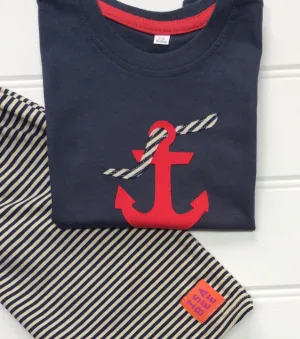 Anchor T-shirt - Blue