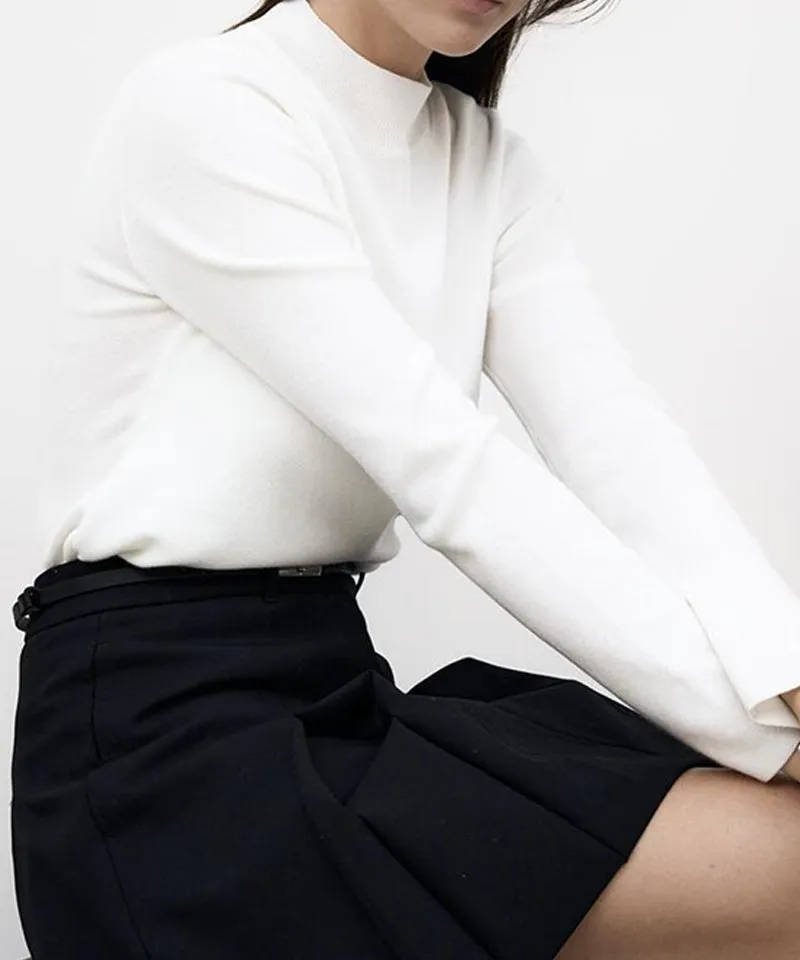 Anell Golf Clea Tuck Skirt - Black