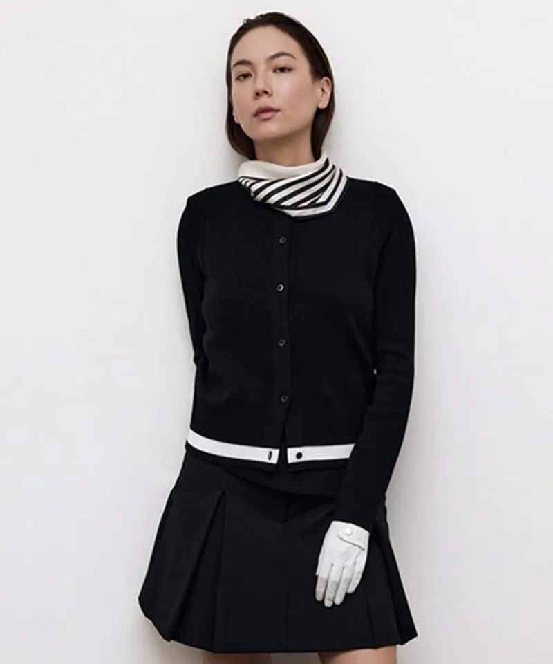 Anell Golf Clea Tuck Skirt - Black