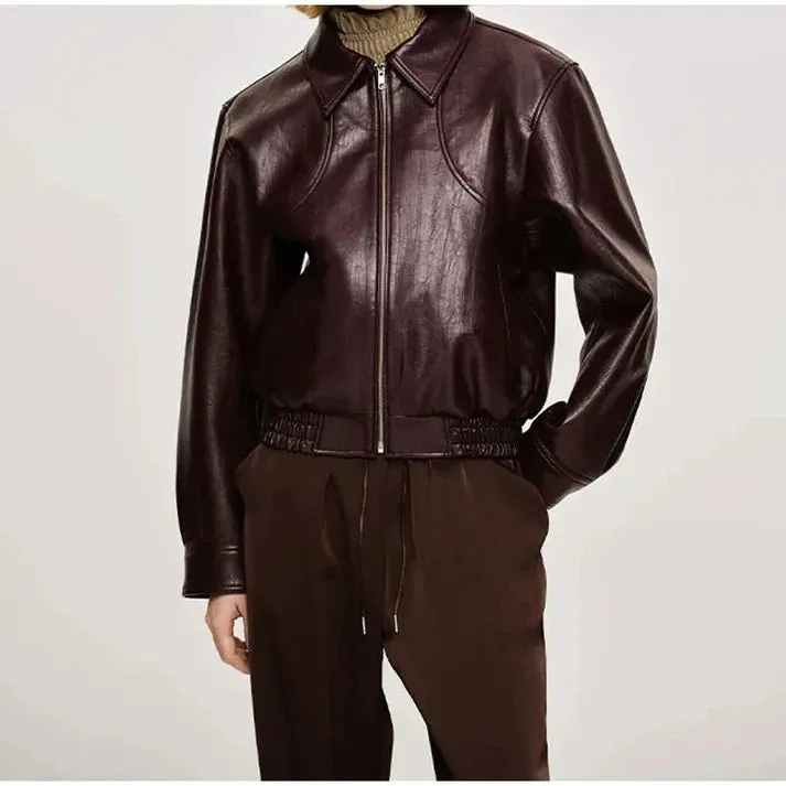 Anna - classic burgundy jacket