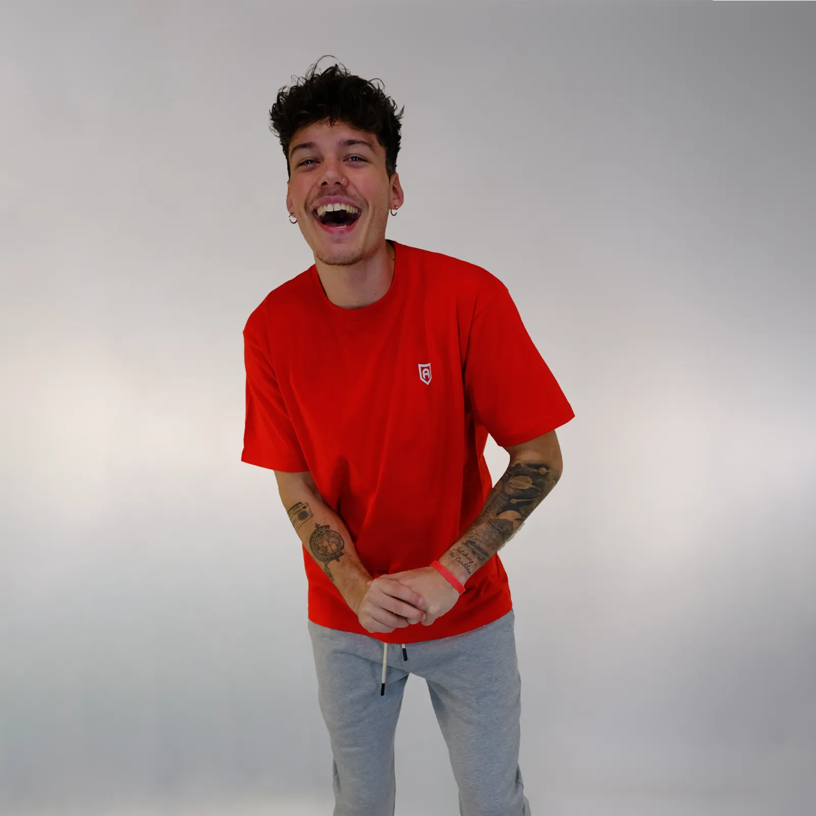 Apollo Oversized T-Shirt - Red