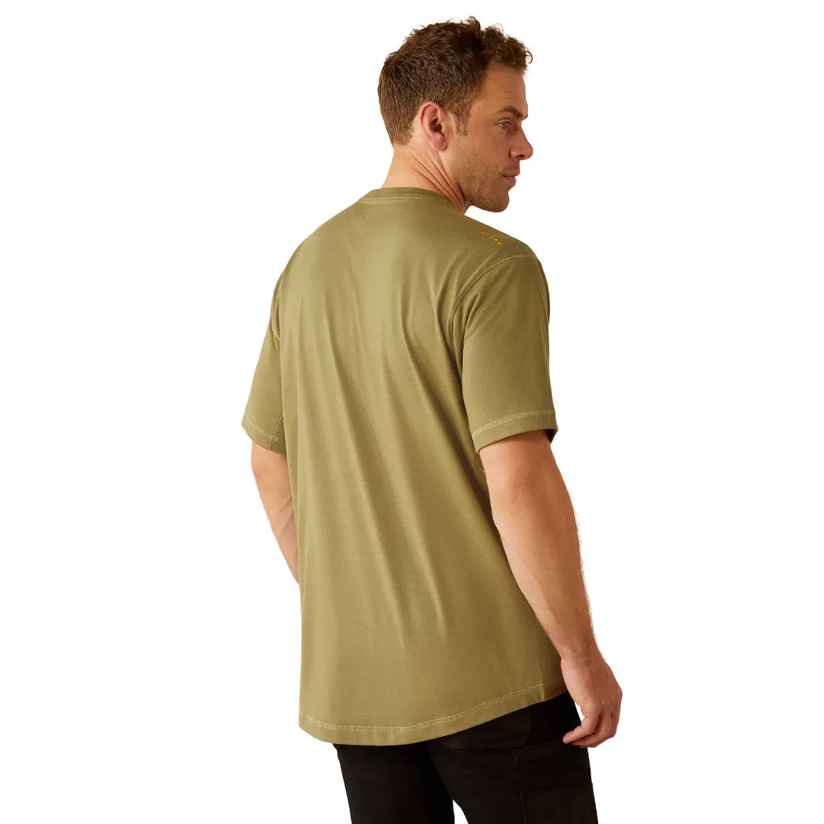 Ariat 10055284 Men's Rebar Workman T-Shirt - Oil Green