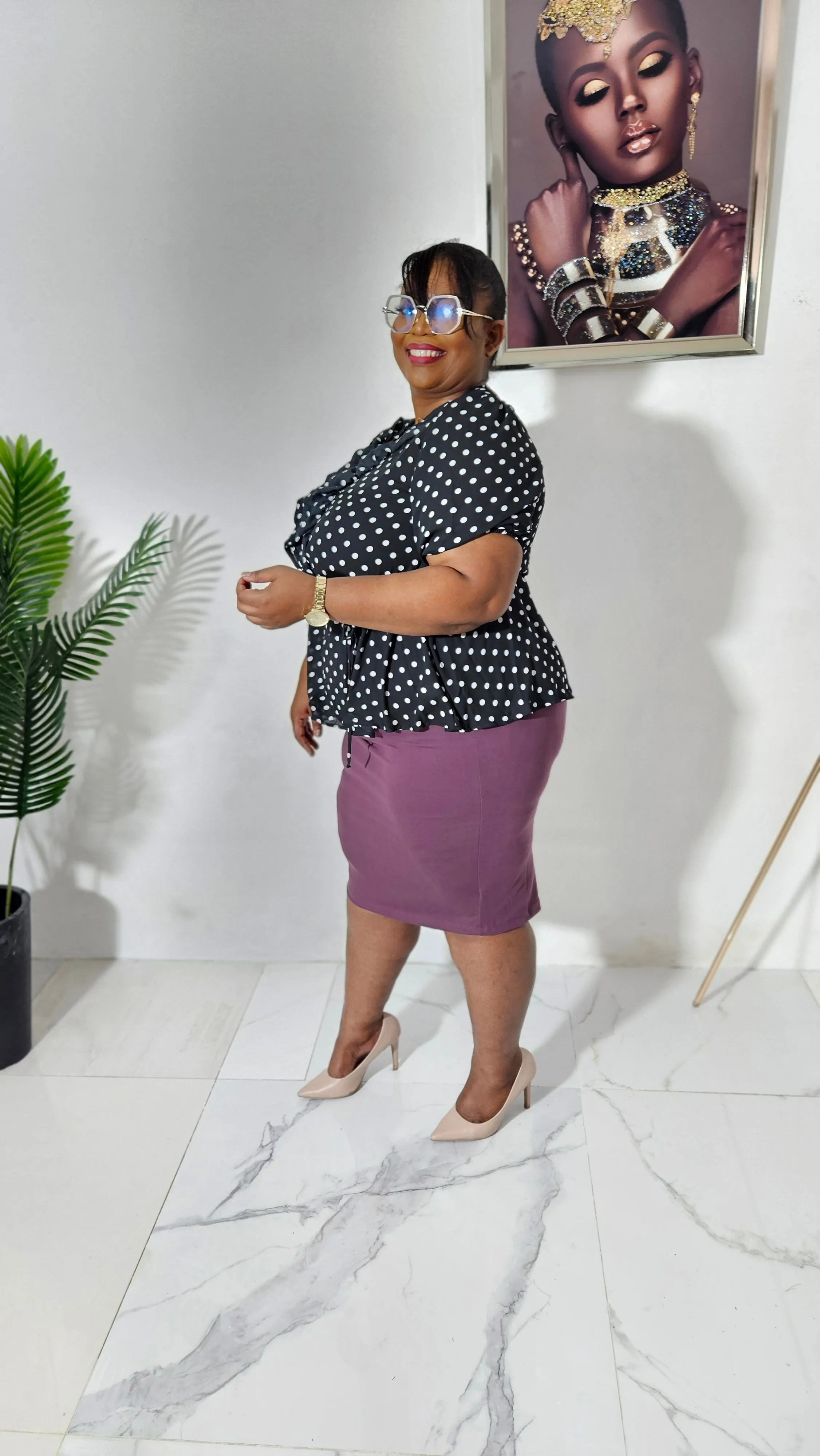 Arman Snatch Skirt || Eggplant