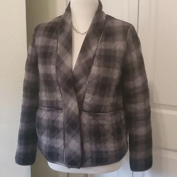 ARTIZIA Wilfred Free Phillipa Tartan Plaid Quilted Jacket