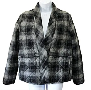 ARTIZIA Wilfred Free Phillipa Tartan Plaid Quilted Jacket