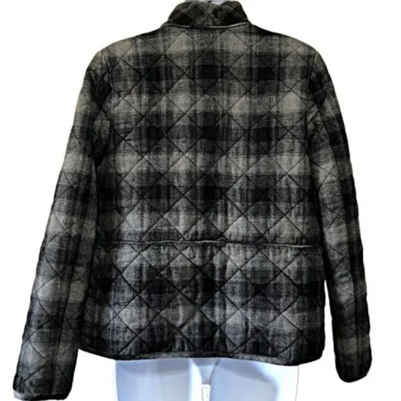 ARTIZIA Wilfred Free Phillipa Tartan Plaid Quilted Jacket