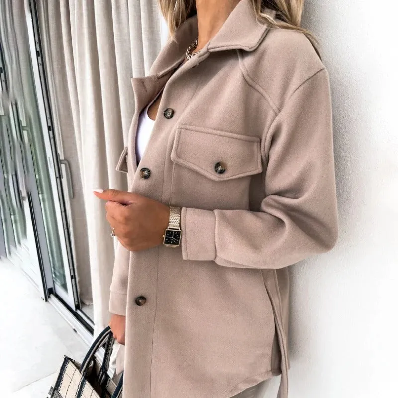 Athisa - Elegant All-Season Overcoat for Women