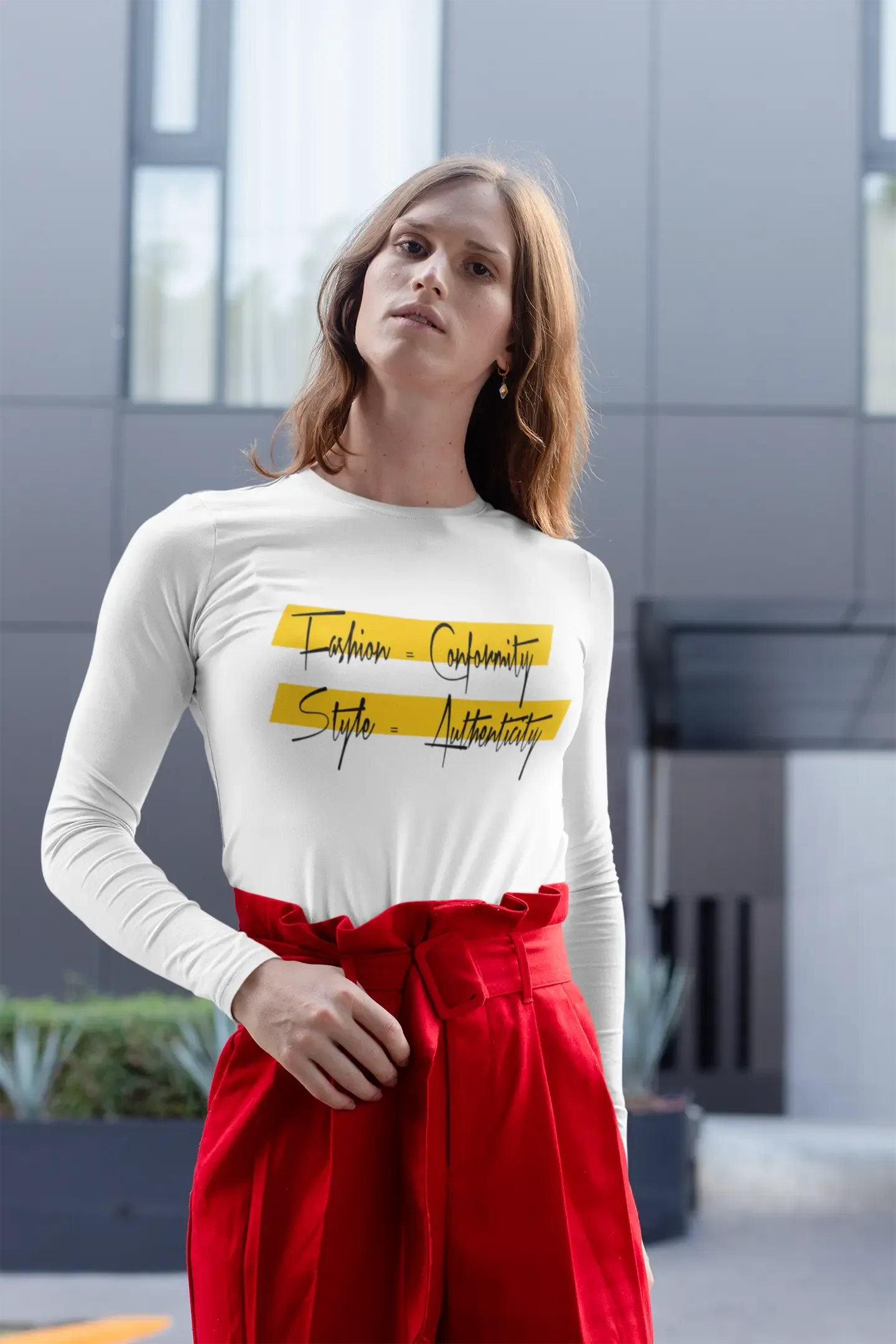 Authentic Style Long Sleeve T-Shirt