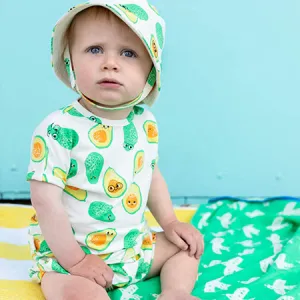 Avocado Print Short Sleeve Top