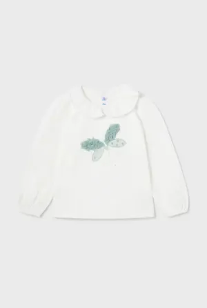 Baby Girls Green Dragonfly Top