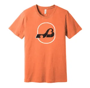 Baltimore Blades Distressed Logo Shirt - Defunct WHA Sports Team - Celebrate Maryland Hockey Heritage and History - Hyper Than Hype