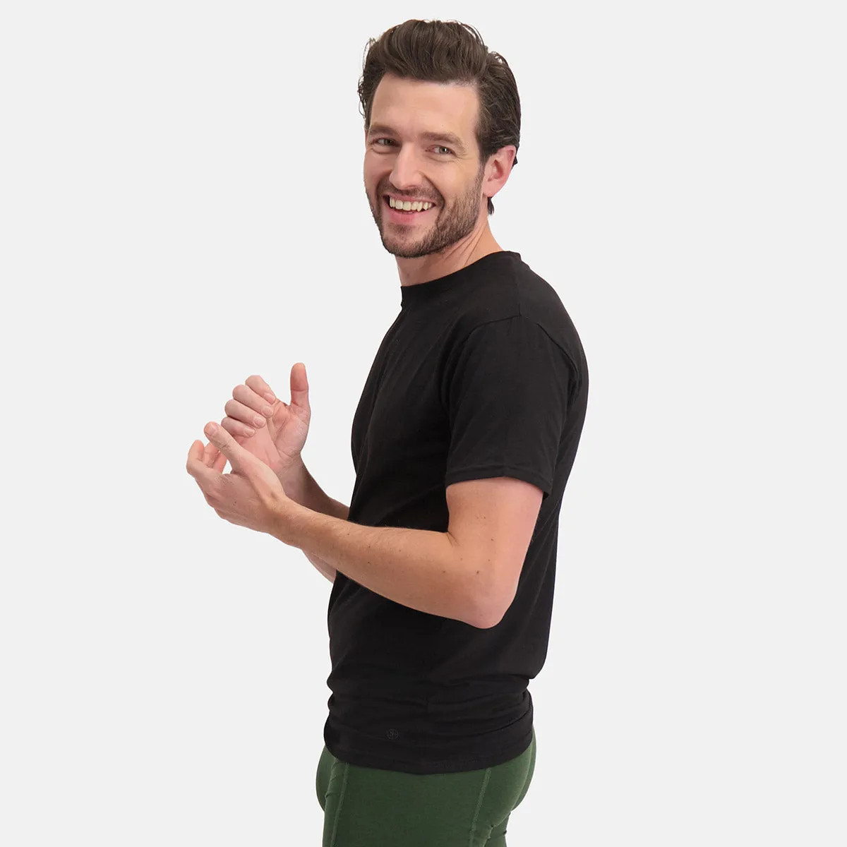 Bamboo Men's Short Sleeve T-Shirt (2 pack) by Bamboo Basics