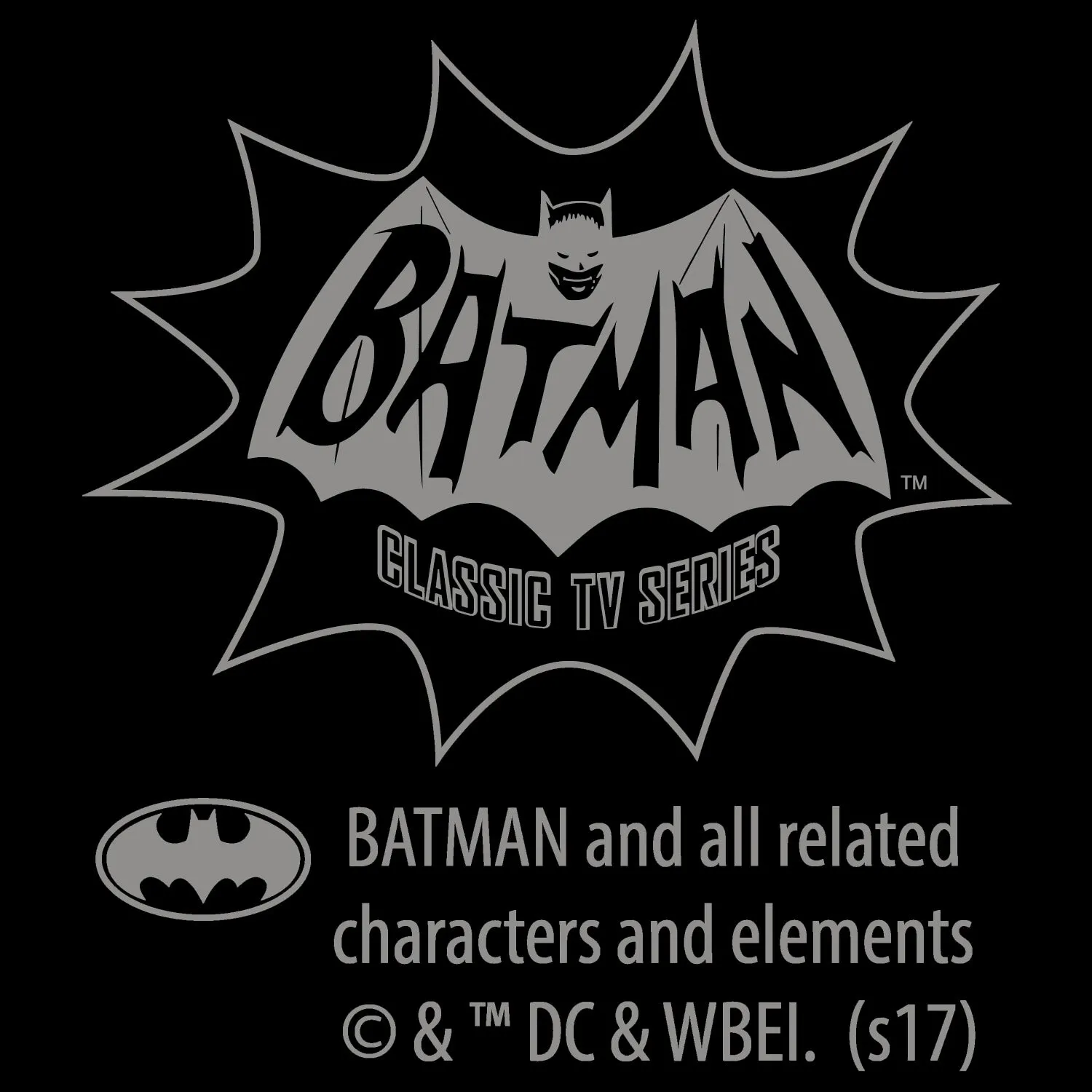 Batman 66 The Legend Official Men's T-shirt (Black) 