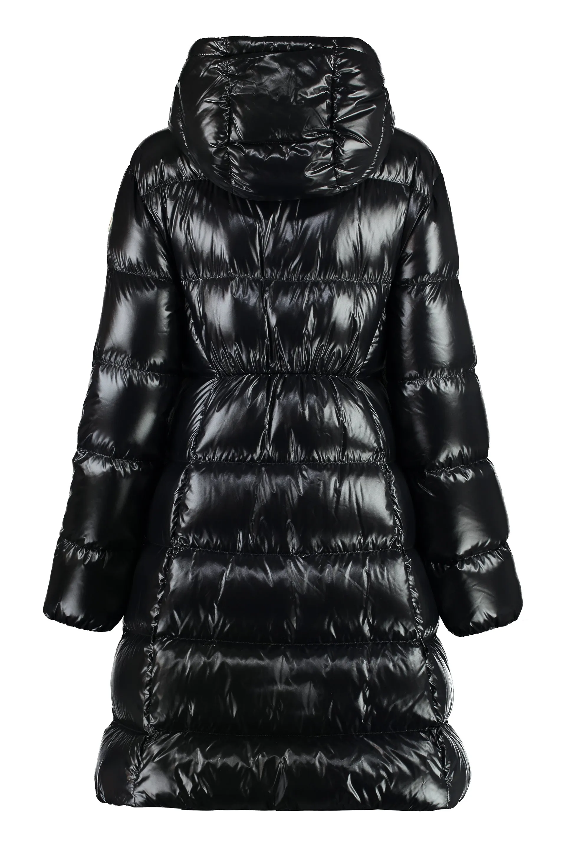 Bellevue long hooded down jacket