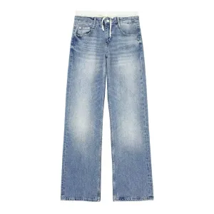 Bellisima - Women's mid-rise jeans with wide seams