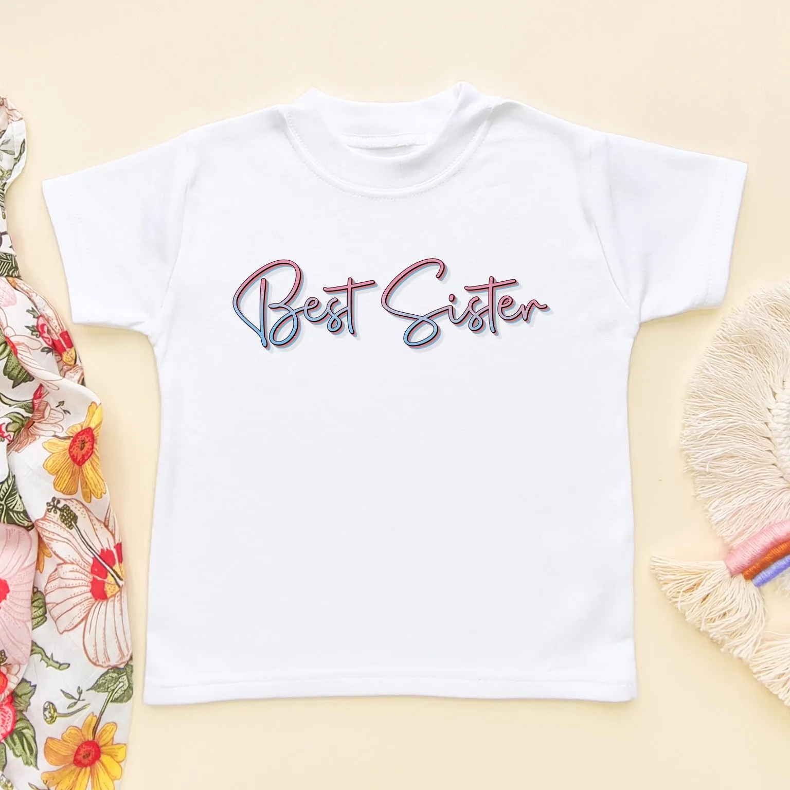 Best Sister 90's Style Toddler & Kids T Shirt