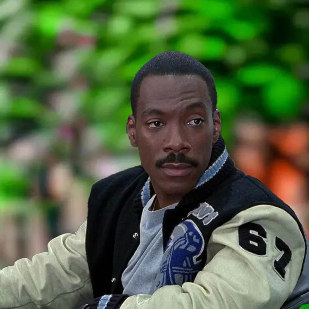 Beverly Hills Cop Detroit Lions Varsity Jacket