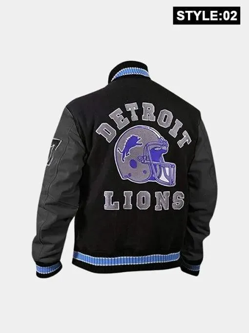 Beverly Hills Cop Detroit Lions Varsity Jacket