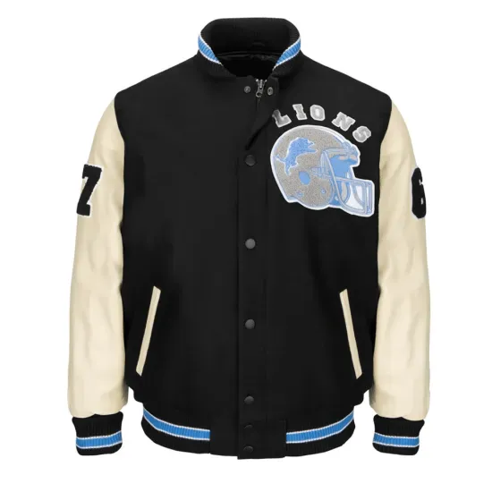 Beverly Hills Cop Detroit Lions Varsity Jacket