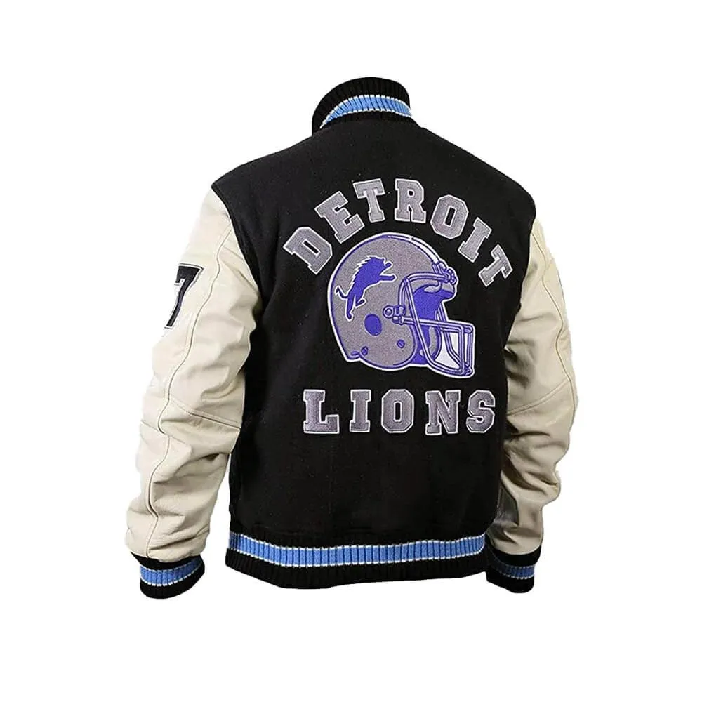 Beverly Hills Cop Detroit Lions Varsity Jacket