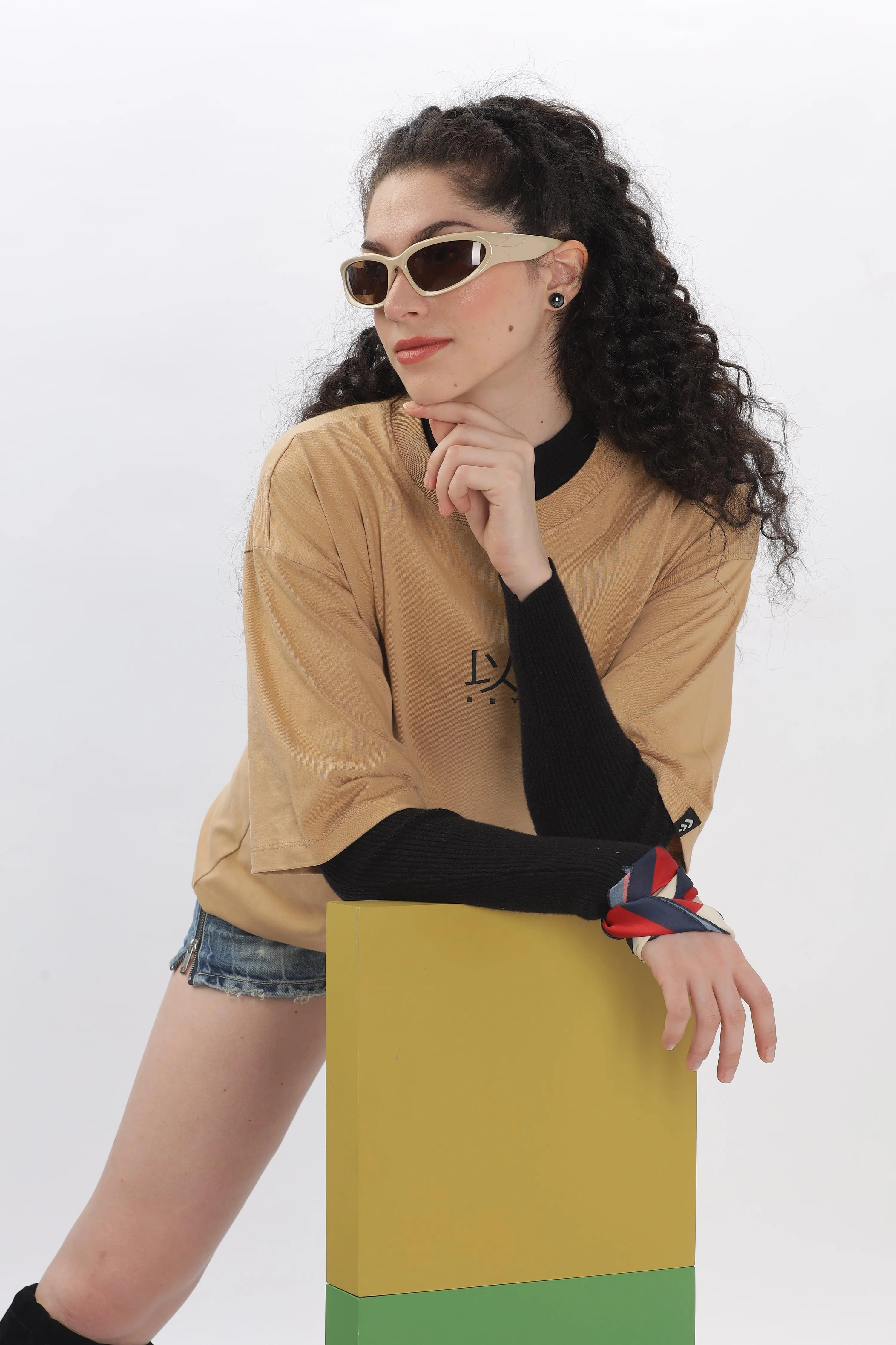 Beyond Taupe Oversized T-shirt