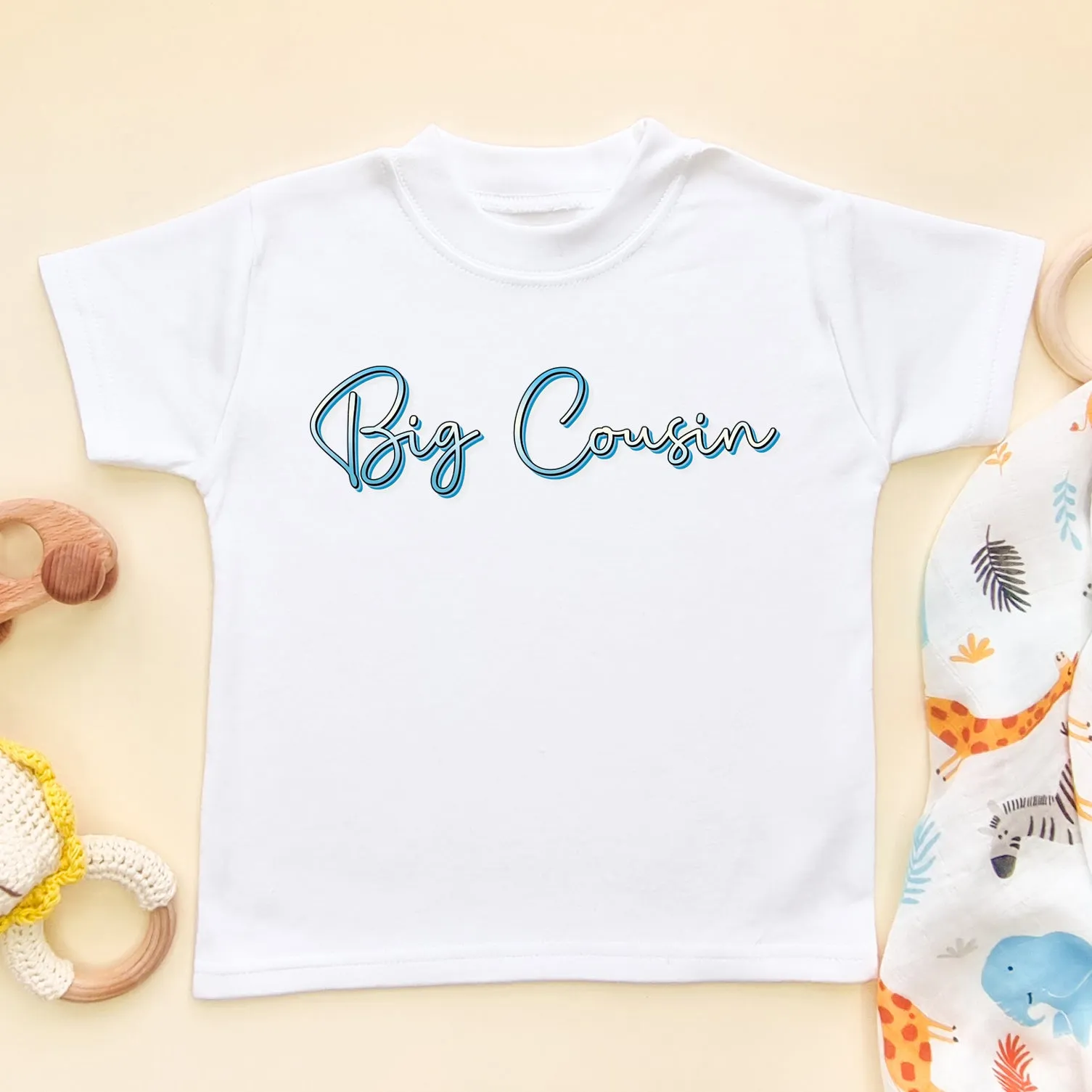 Big Cousin Boy 90's Style Toddler & Kids T Shirt