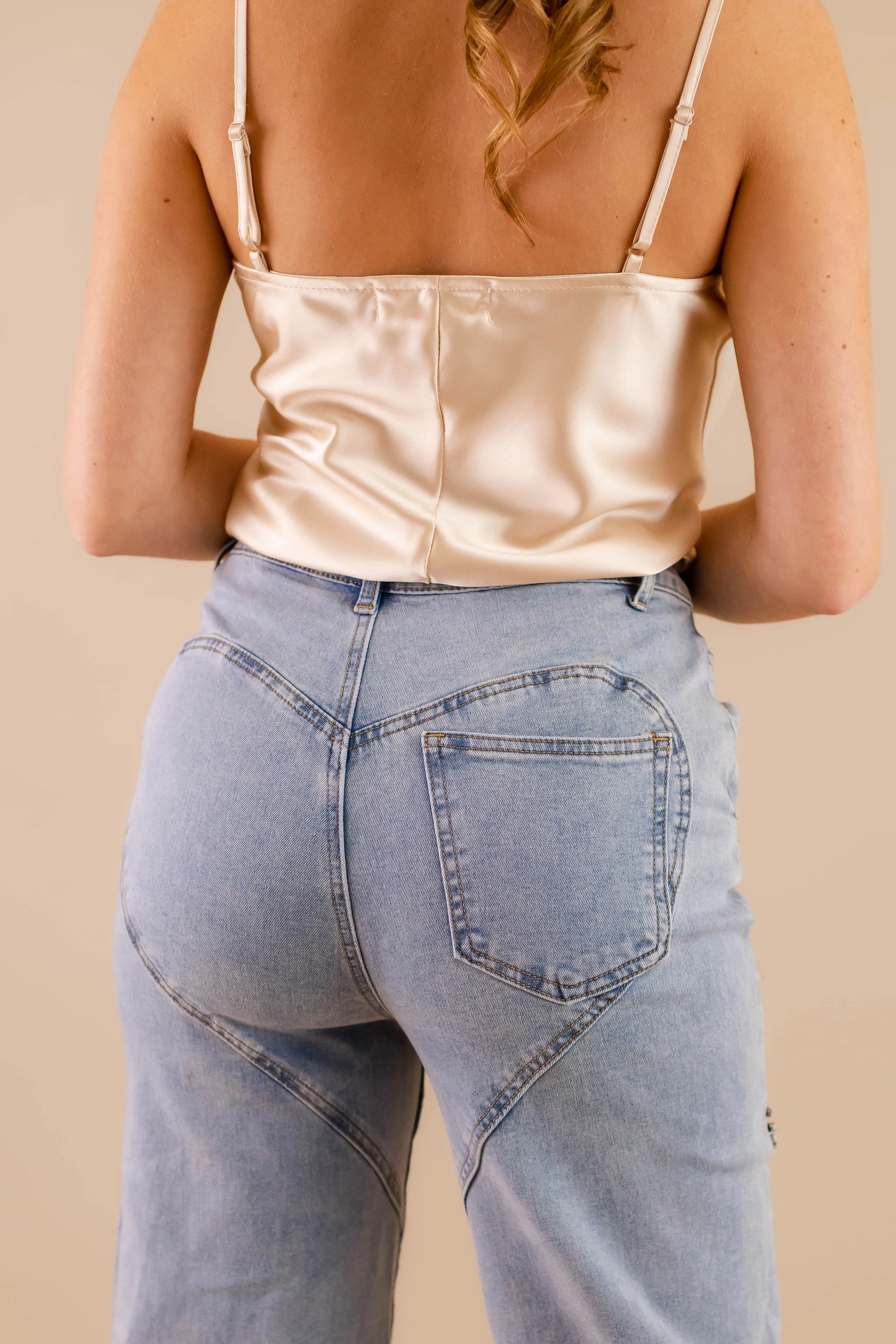 Big Personality Rhinestone Denim