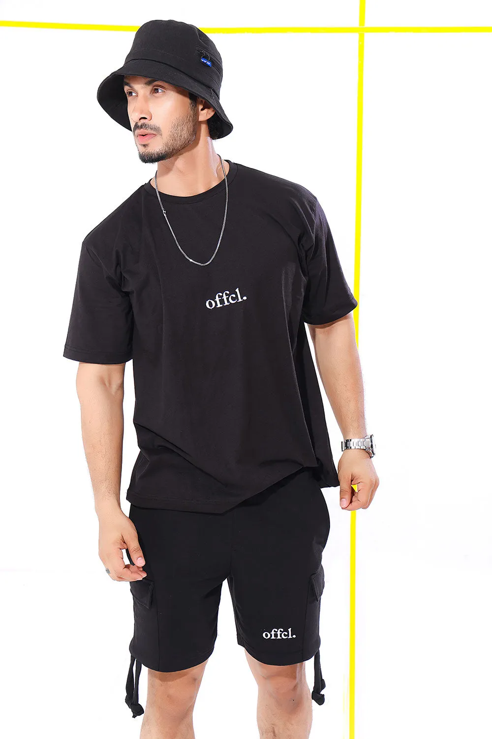 Black Offcl Oversized T-shirt