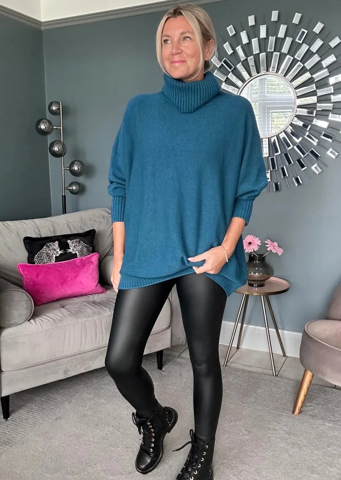 Black Pleather Leggings