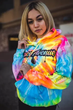 Black SA Drip | Neon Burst Hoodie
